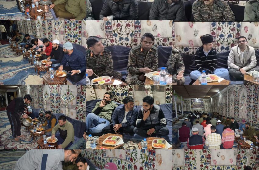  Army’s 9RR hosts Iftar Party at Devsar to promote harmony