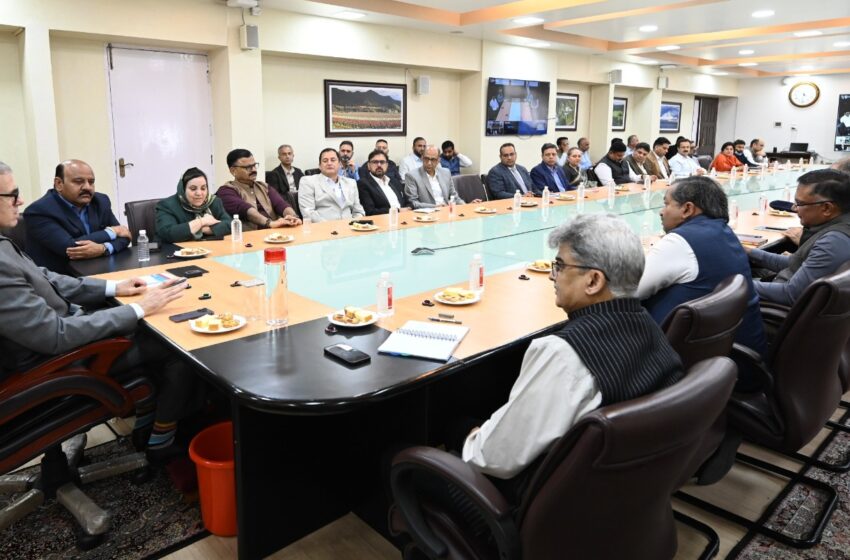  CM Omar Abdullah urges early implementation of budget proposals. Chairs high-level meeting on functioning of offices at Civil Secretariat Srinagar