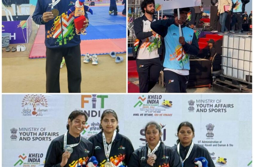  J&K shines at Khelo India Beach Games 2025 with stellar 9 medal tally