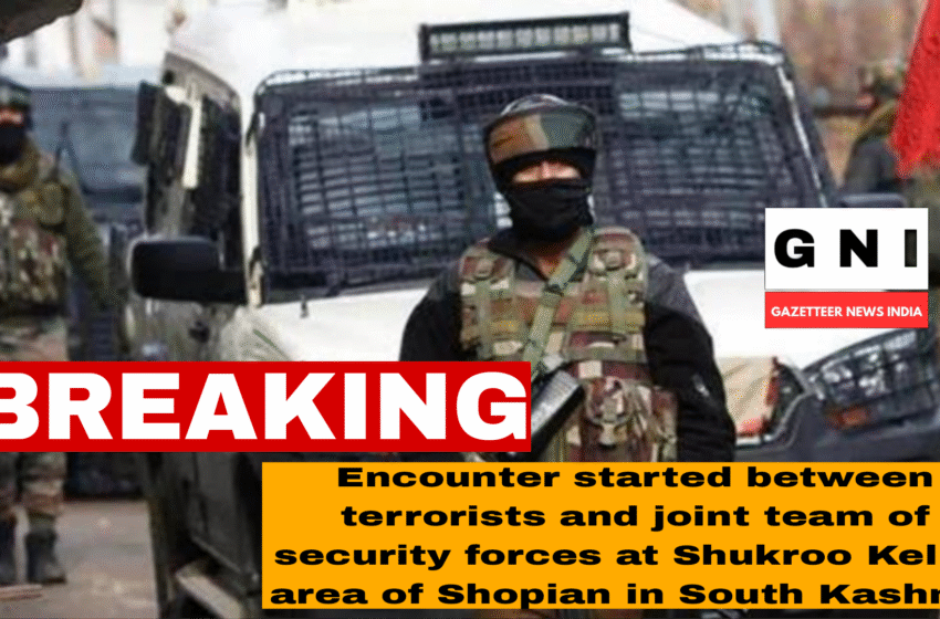  South Kashmir: Gunfight Breaks Out In Shopian Forests