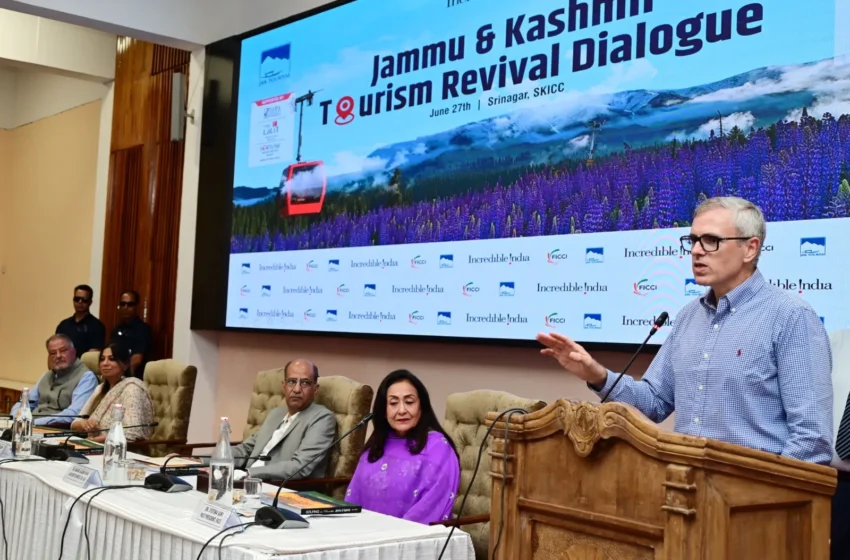  CM Omar Abdullah calls for collective efforts to restore J&K as India’s premier tourist destination