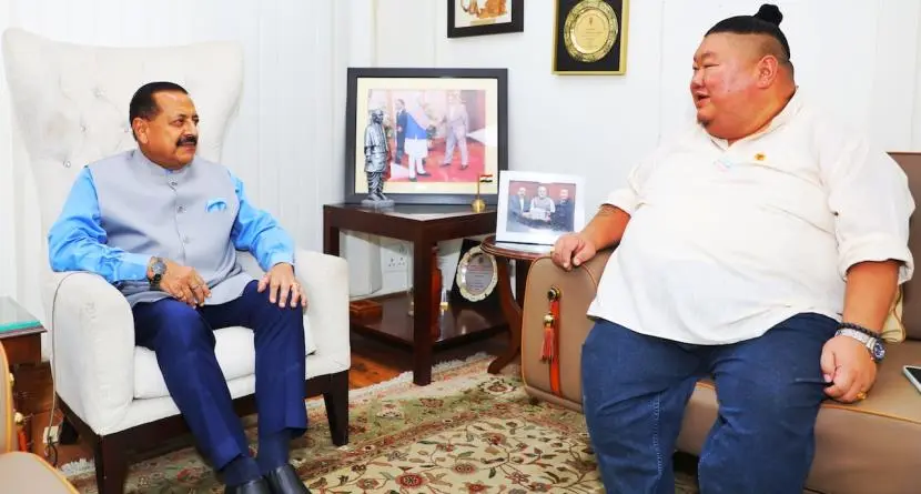  Nagaland Minister Imna Along meets Dr Jitendra, lauds Centre’s liberal support
