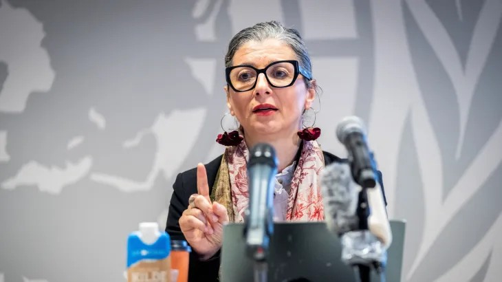  UN expert Albanese says US sanctions won’t stop her