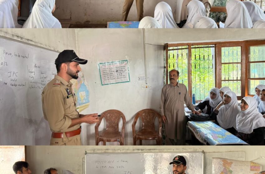  Handwara Police Organises Women’s Self-Defence Awareness Programme at GHSS Villgam