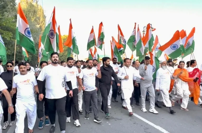  Kashmir’s Youth For Namo Yuva Run, Ek Bharat Shreshtha Bharat: LoP Sunil Sharma