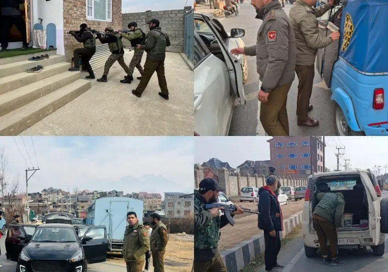  Srinagar Police Intensifies Security Measures Ahead of Republic Day